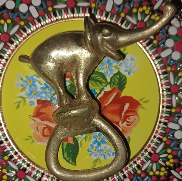 1940s Solid Brass Elephant Wine/Bottle Opener - Picture 7 of 8